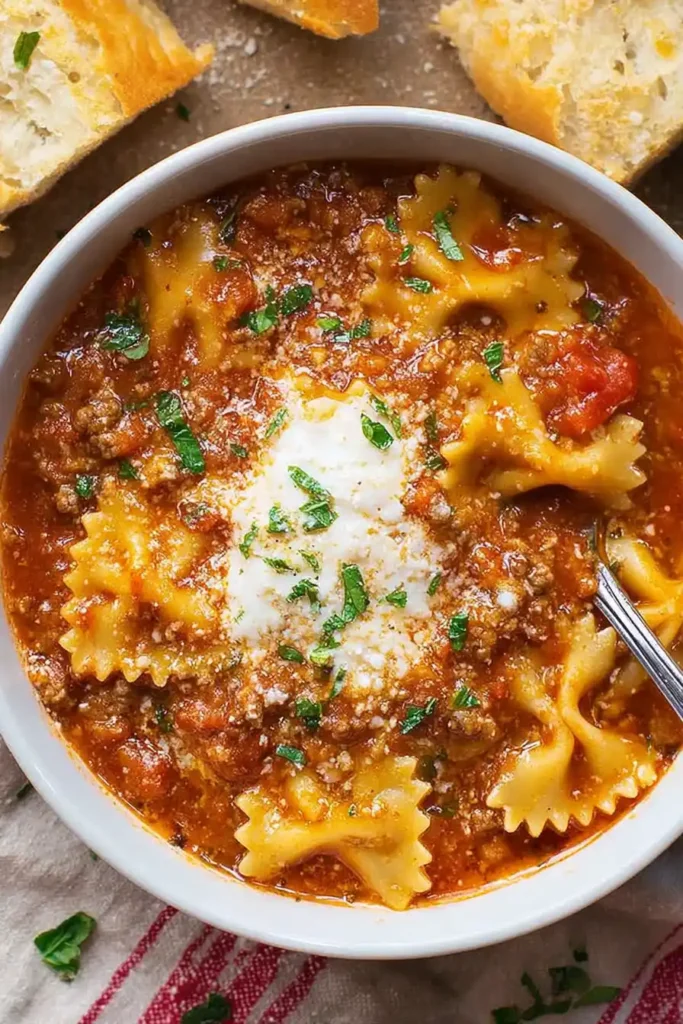 Lasagna Soup