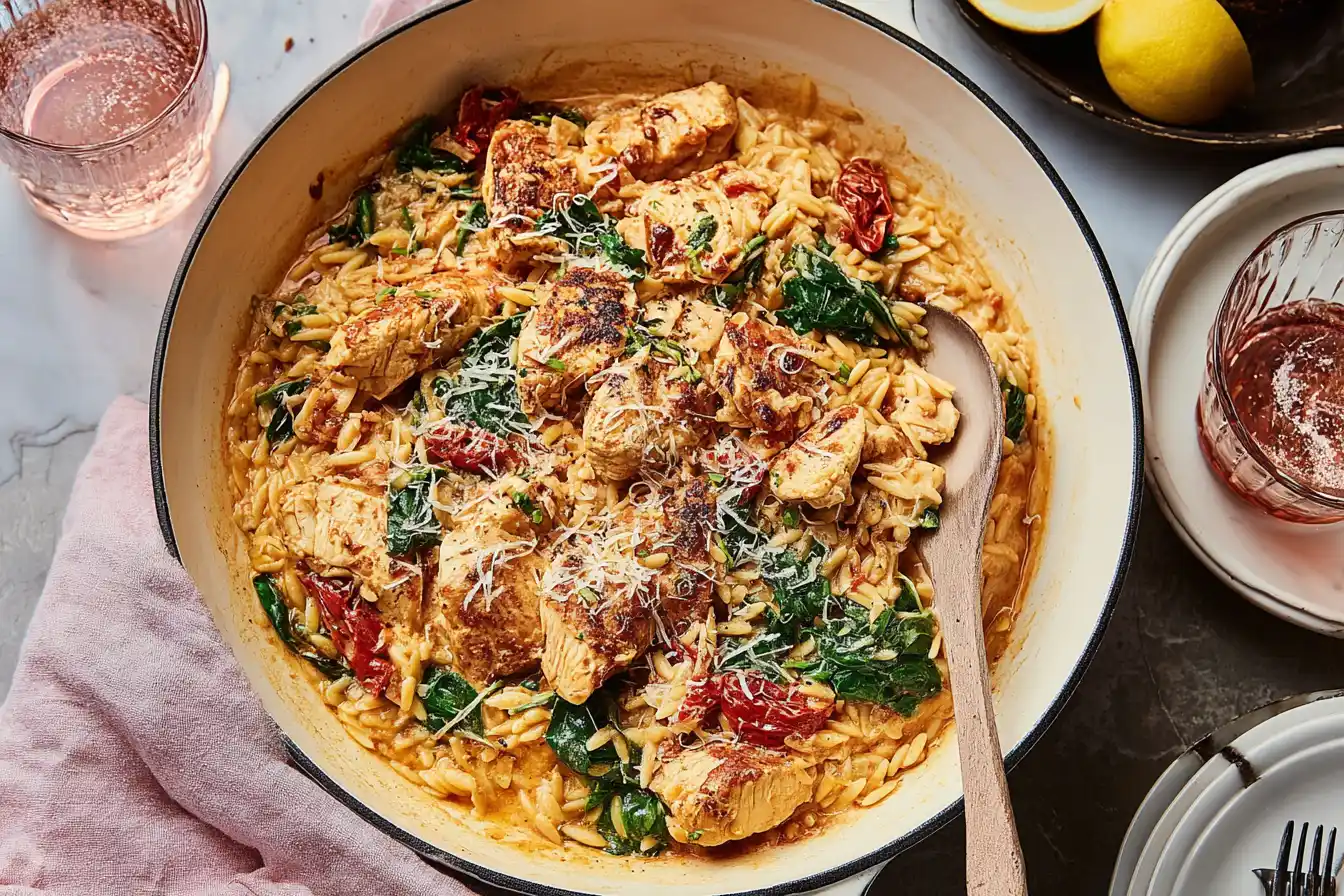 Marry Me Chicken Orzo
