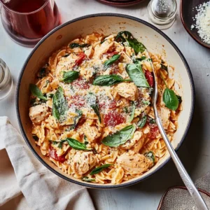 Marry Me Chicken Orzo