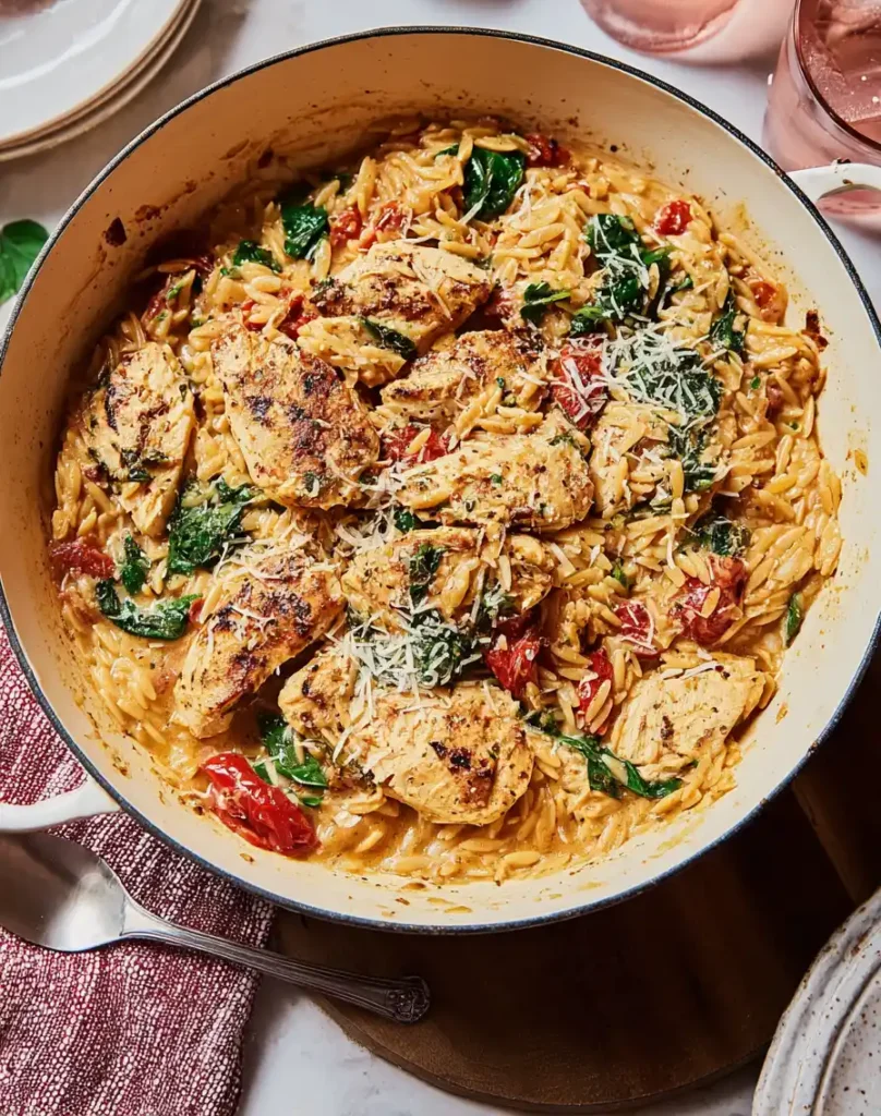 Marry Me Chicken Orzo