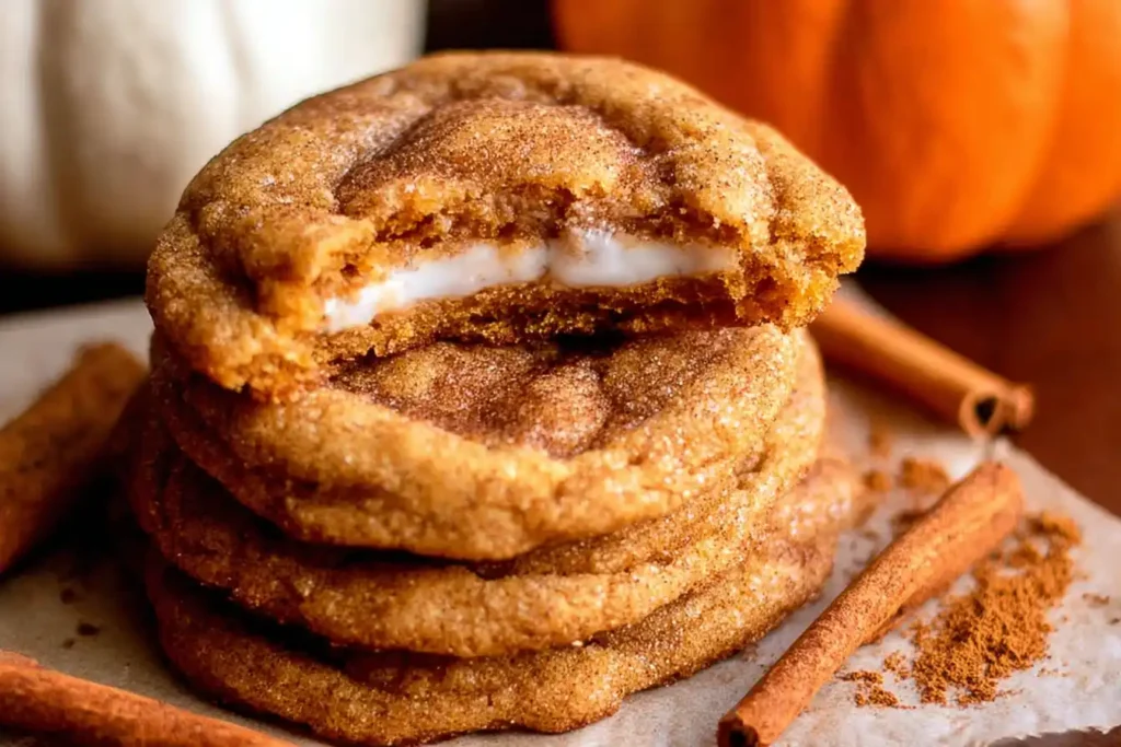 Pumpkin Cheesecake Cookies