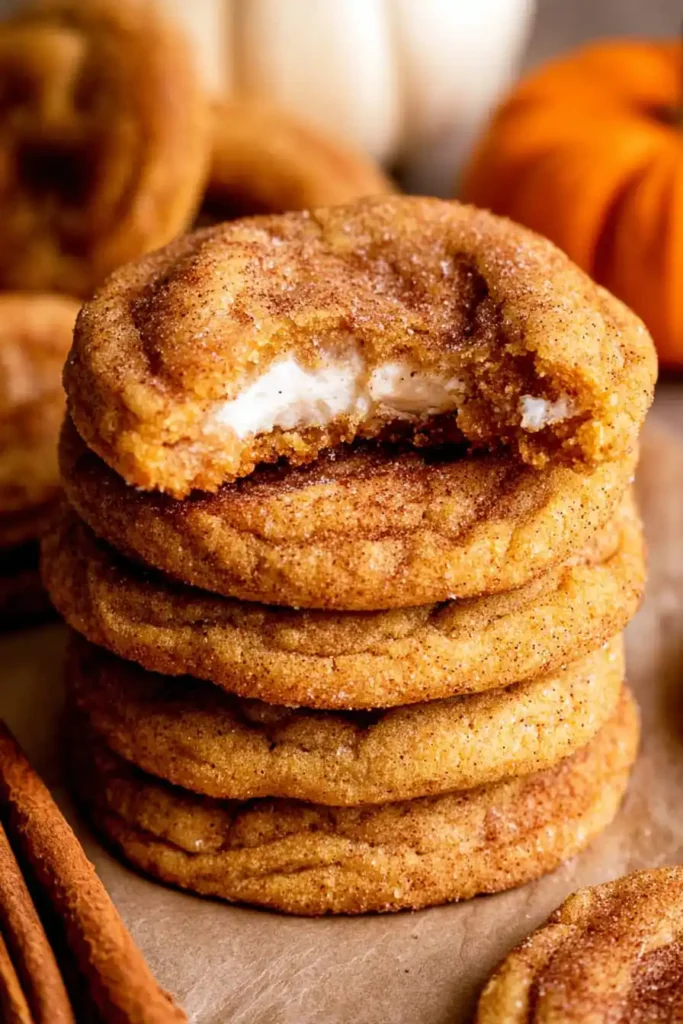 Pumpkin Cheesecake Cookies