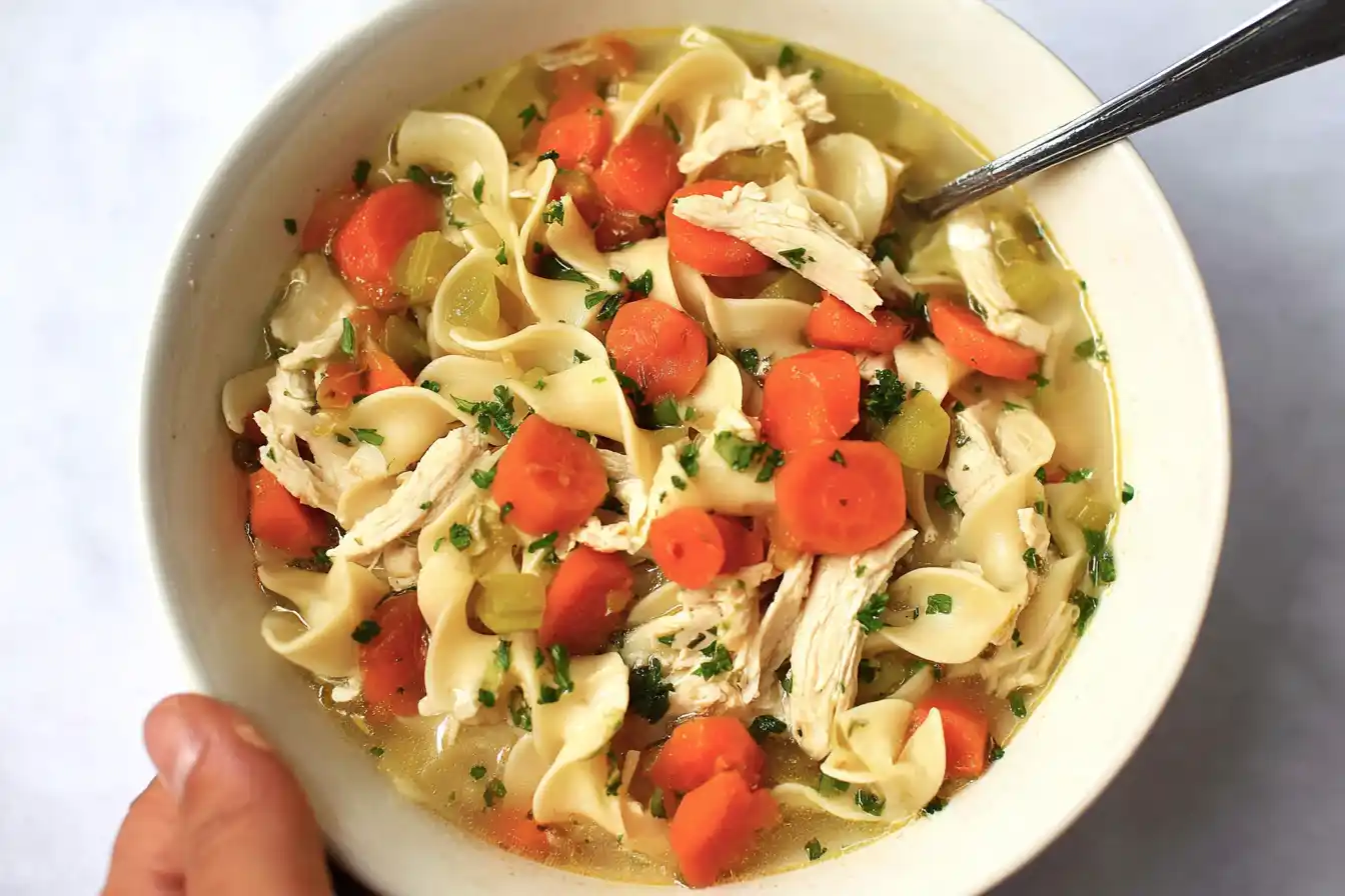 Slow Cooker Chicken Noodle Soup