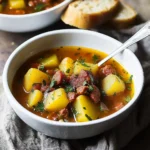 Spanish Potato and Chorizo Soup