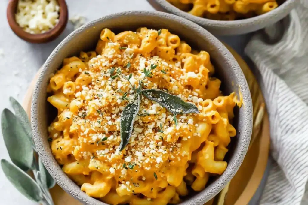 Stovetop Pumpkin Mac and Cheese