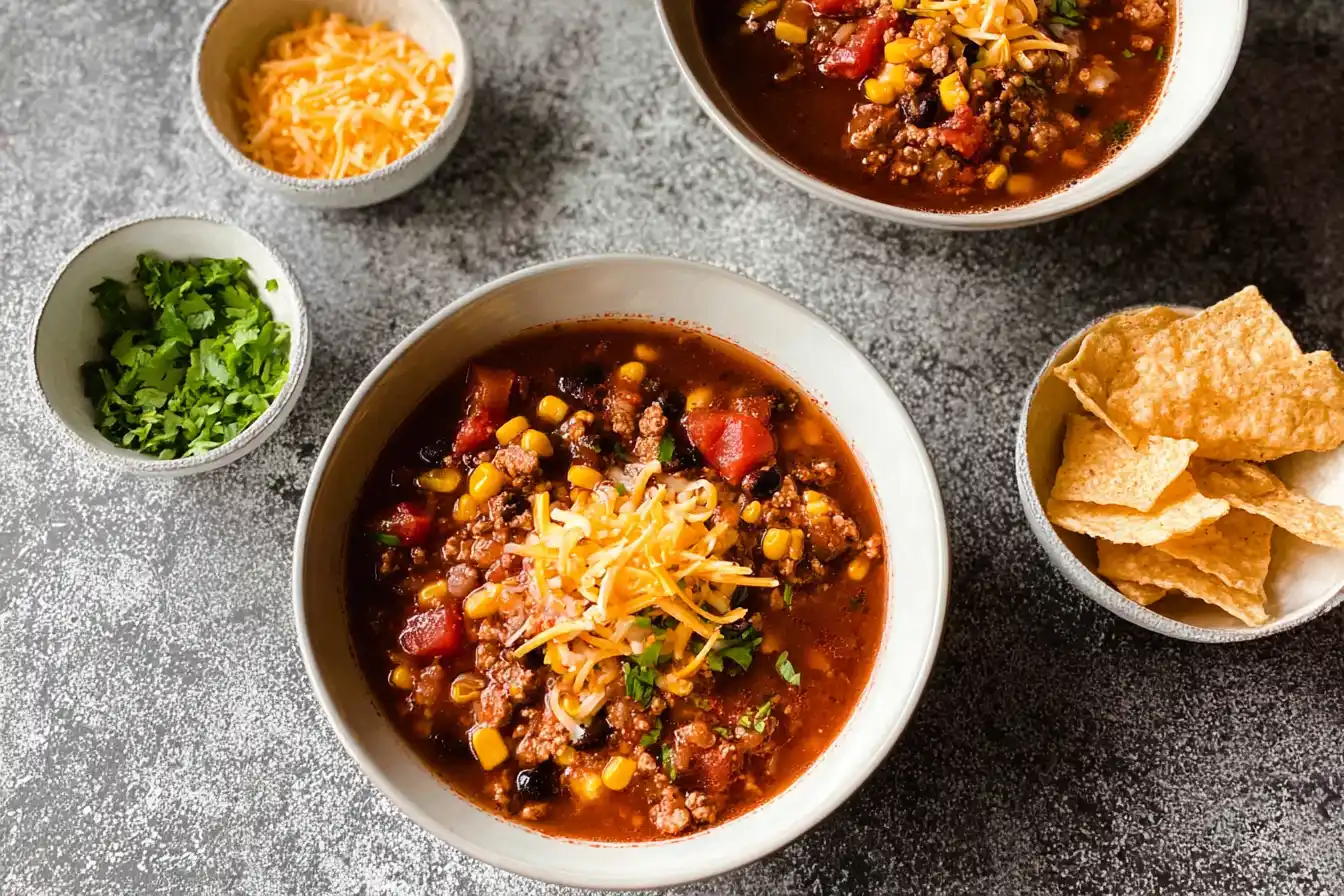 Turkey Taco Soup