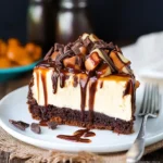 Turtle Brownie Cheesecake