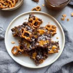salted caramel pretzel bars