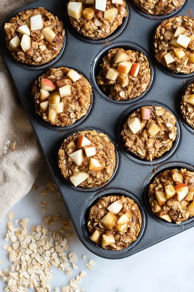 Apple Cinnamon Baked Oatmeal Cups