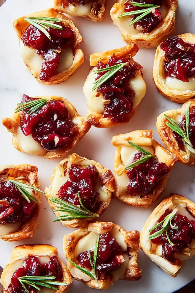 Cranberry Brie Bites