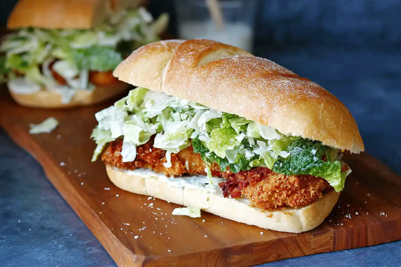 Crispy Chicken Caesar Sandwich