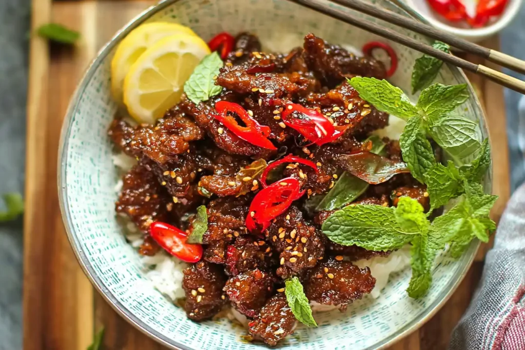 Crispy Chilli Beef