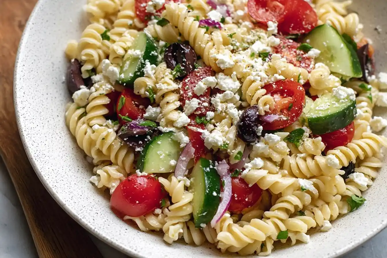 Easy Greek Pasta Salad