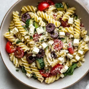 Easy Greek Pasta Salad