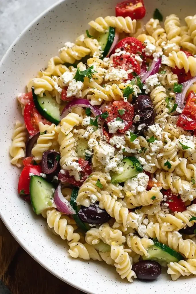 Easy Greek Pasta Salad