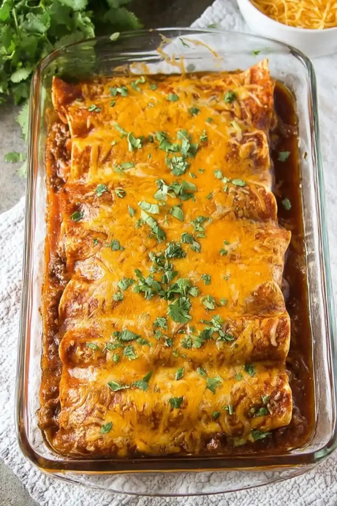 Ground Beef Enchiladas