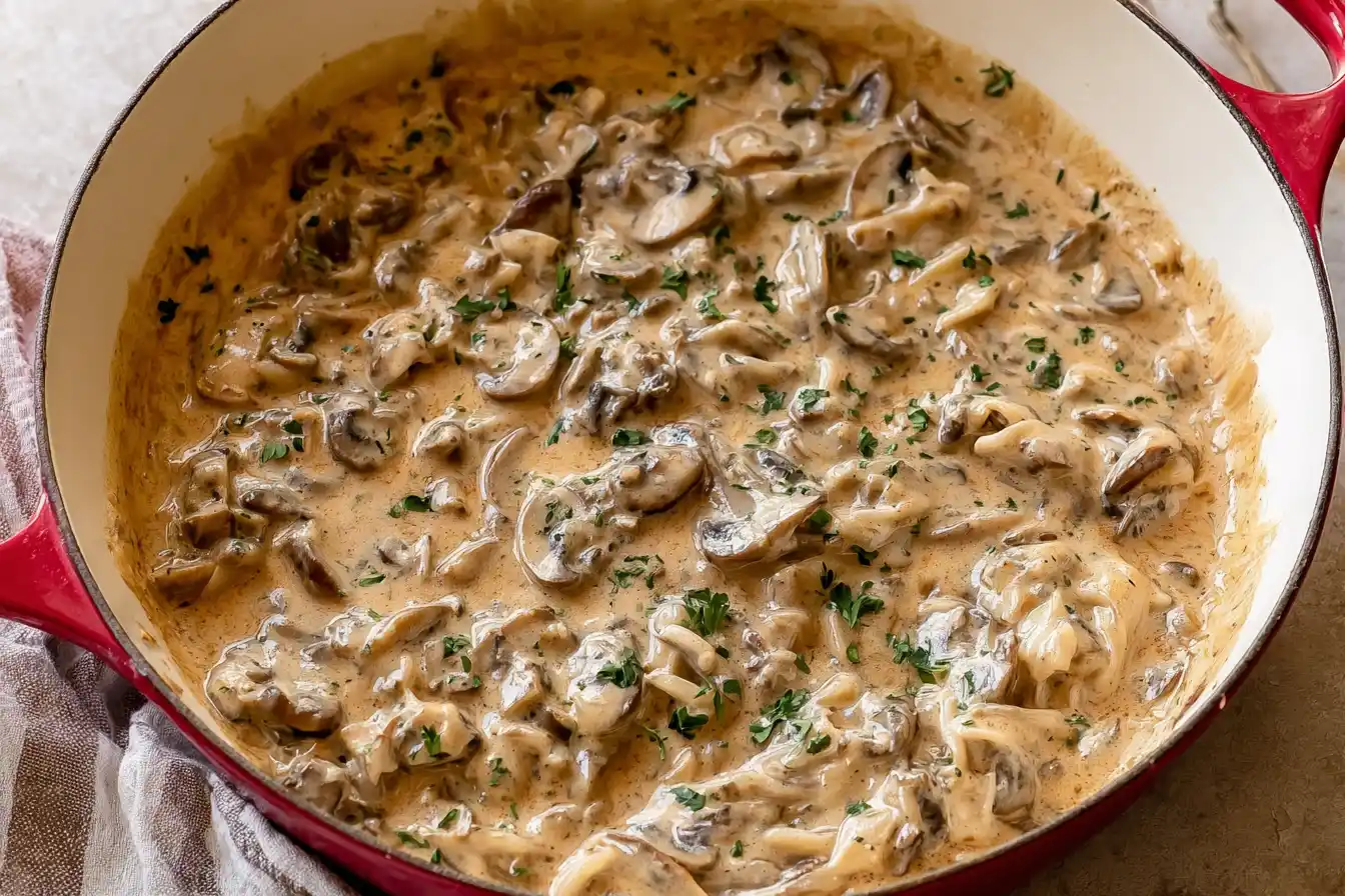Mushroom Stroganoff