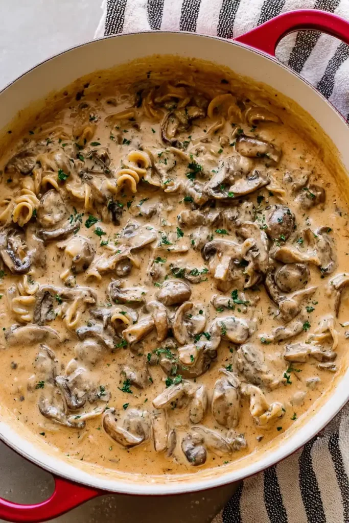 Mushroom Stroganoff
