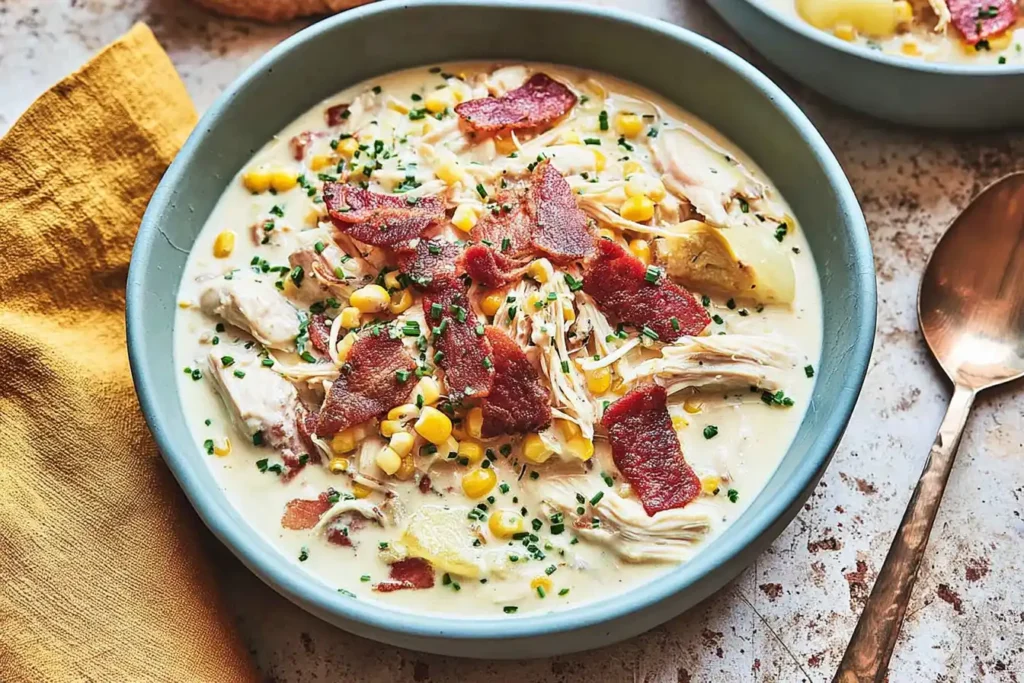 Slow Cooker Chicken Corn Chowder
