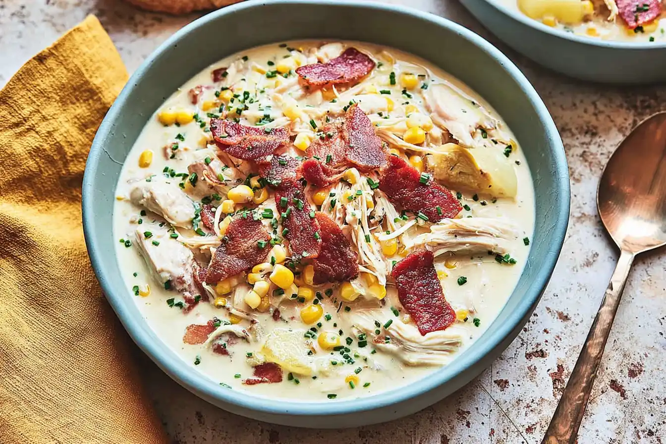 Slow Cooker Chicken Corn Chowder