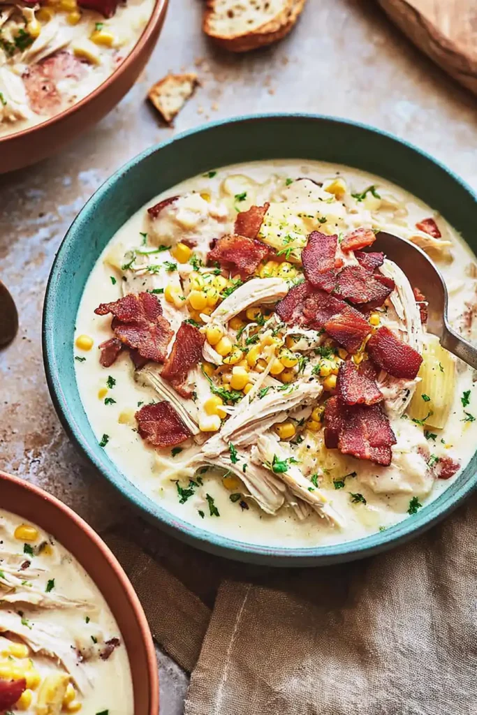 Slow Cooker Chicken Corn Chowder