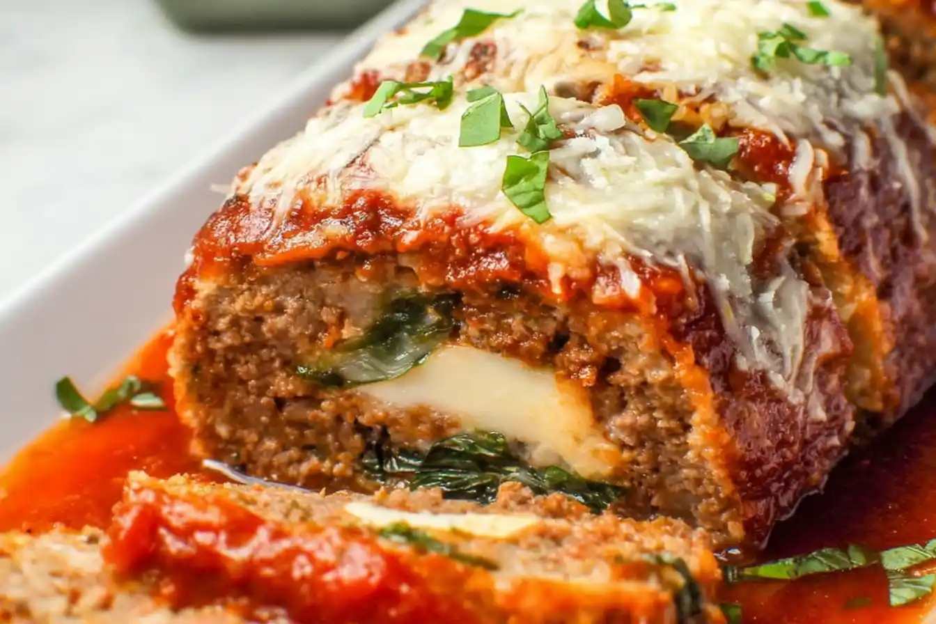Stuffed Italian Meatloaf
