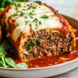 Stuffed Italian Meatloaf