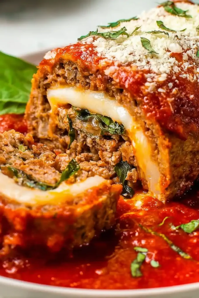 Stuffed Italian Meatloaf