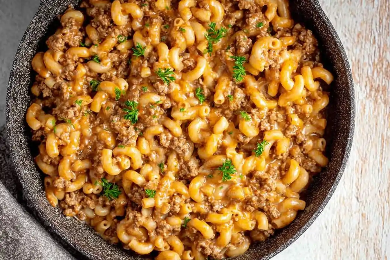 homemade hamburger helper
