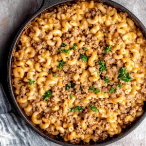 homemade hamburger helper