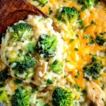 One Pot Cheesy Chicken Broccoli Rice Casserole