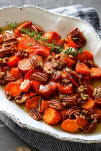 Maple-Pecan Roasted Sweet Potatoes