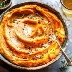 Mashed Sweet Potatoes with Miso Butter