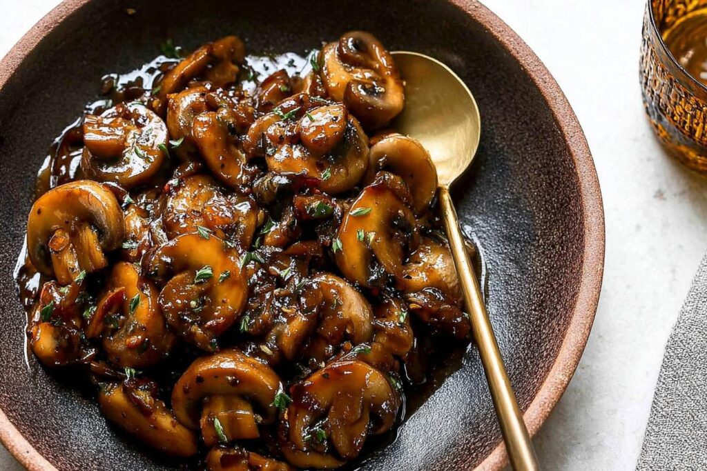 5 Ingredient Marsala Mushrooms