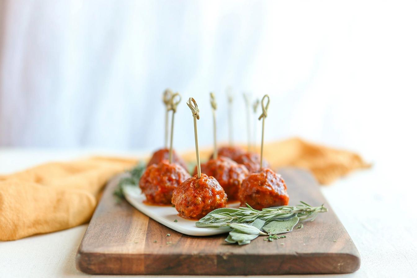 Homemade Pumpkin Turkey Meatballs