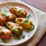 Sausage and Cream Cheese Stuffed Mini Peppers