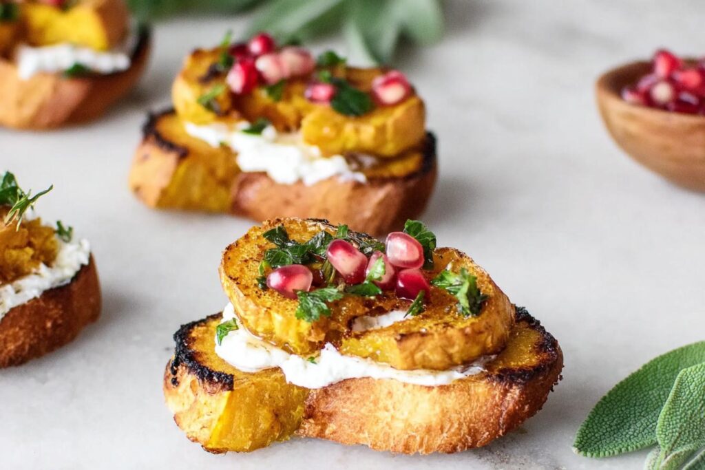 Acorn Squash Crostini