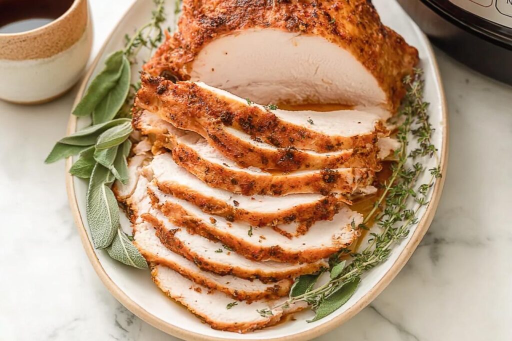 Juicy Crockpot Turkey Breast