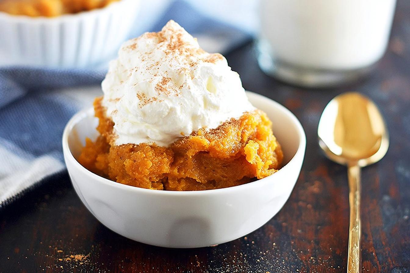 Slow Cooker Pumpkin Pie Pudding
