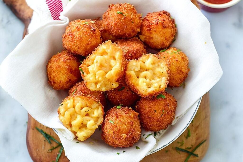 Fried Mac and Cheese Balls