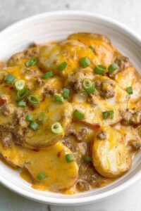 Crockpot Hamburger Potato Casserole