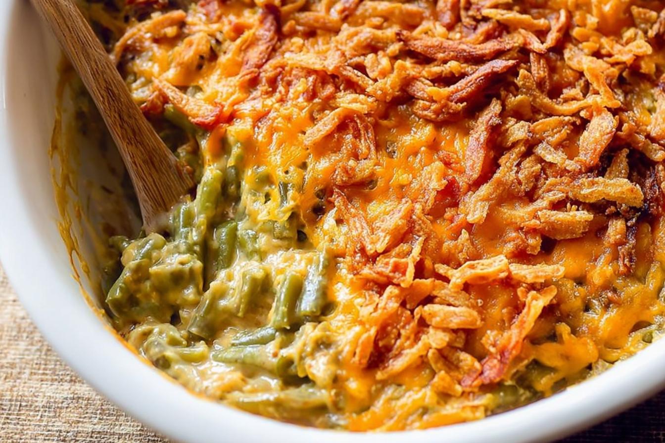 Cheesy Green Bean Casserole