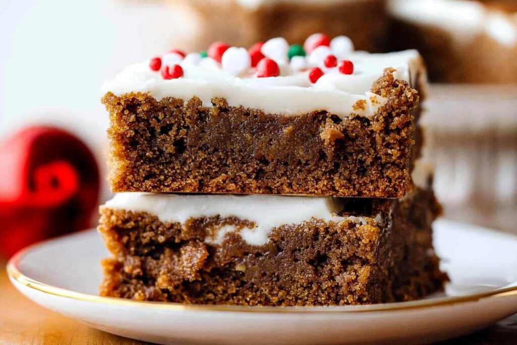 Gingerbread Cookie Bars