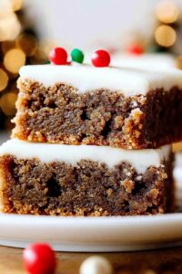 Gingerbread Cookie Bars