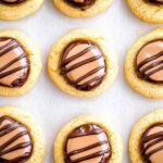 Twix Thumbprint Cookies