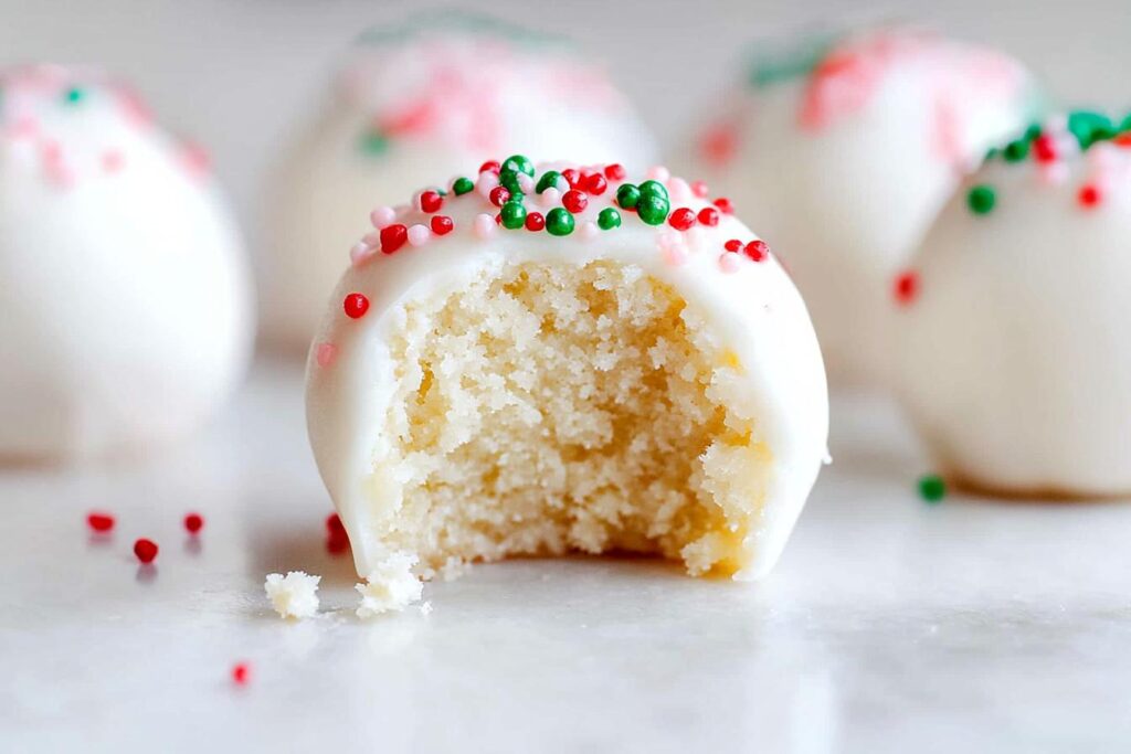 No Bake Sugar Cookie Truffles