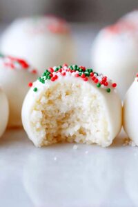 No Bake Sugar Cookie Truffles
