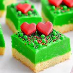 Grinch Sugar Cookie Bars