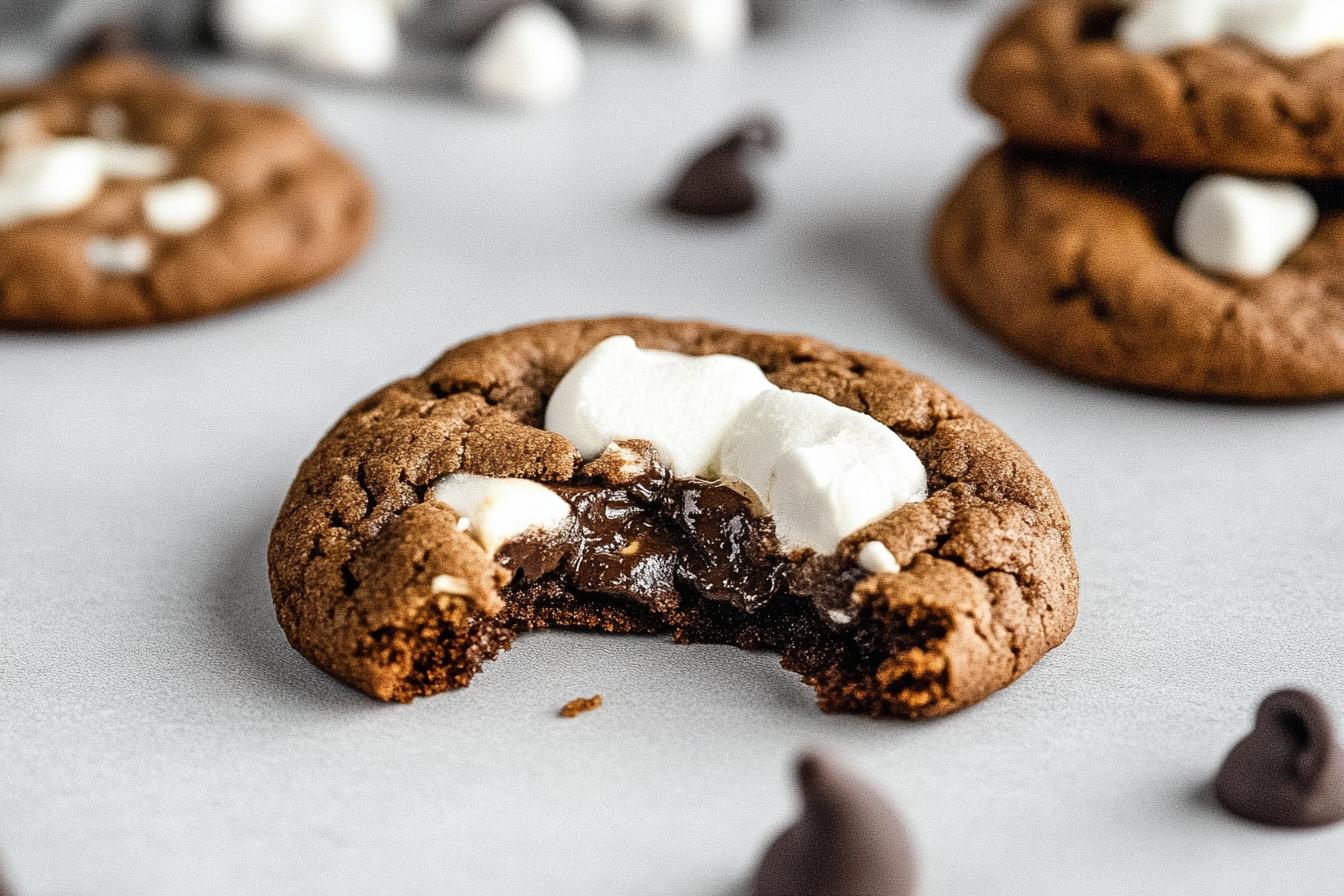 Chocolate Marshmallow Cookies