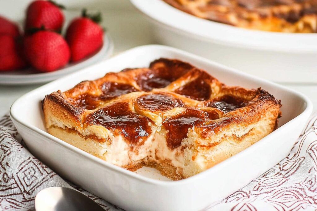 Cheesecake Crescent Roll Casserole